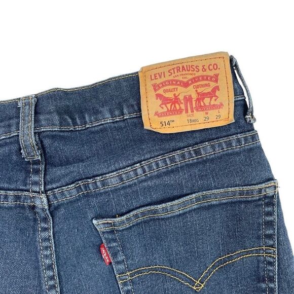 Levi’s 514 Denim Straight Leg Jeans Kids Size 18 - Picture 3 of 7